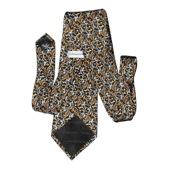 The Metropolitan Museum of Art Men’s 100% Silk Tie made in Italy - Picture 7 of 13